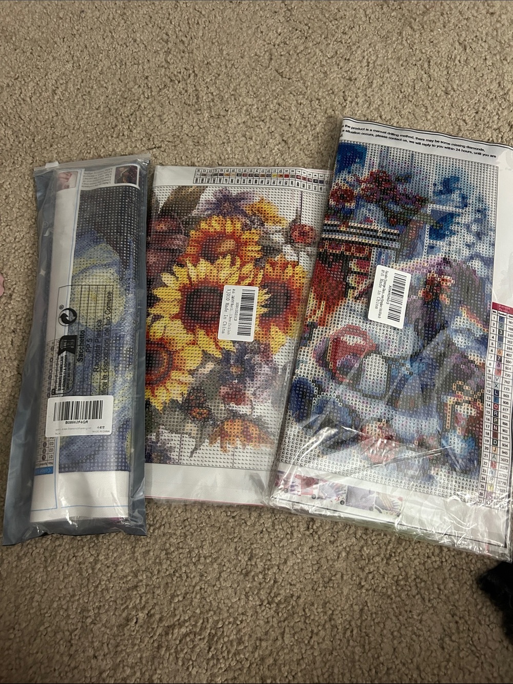 Diamond Painting 3 pack - Multi Color